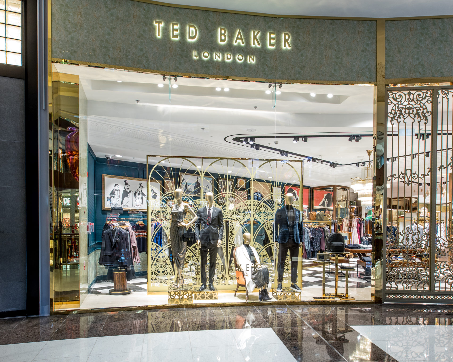 Ted Baker’s store will transport you to the famous gentlemen’s lounges ...