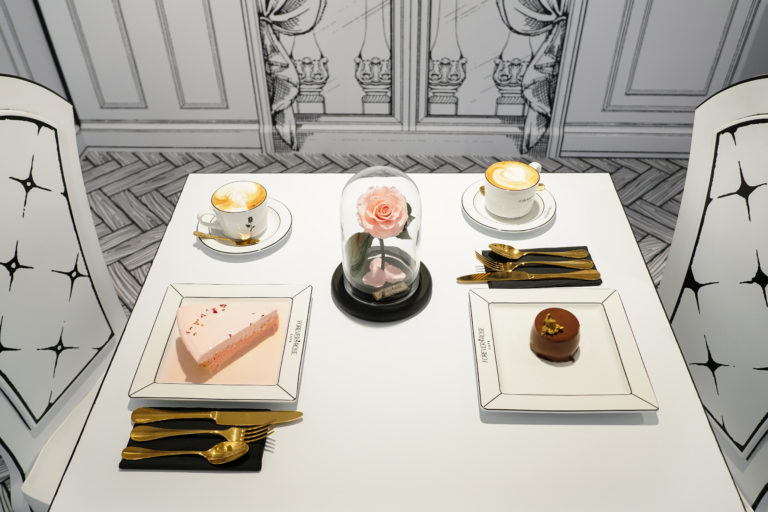 Forever Rose's first cafe is developed using 2D illustrations and it's