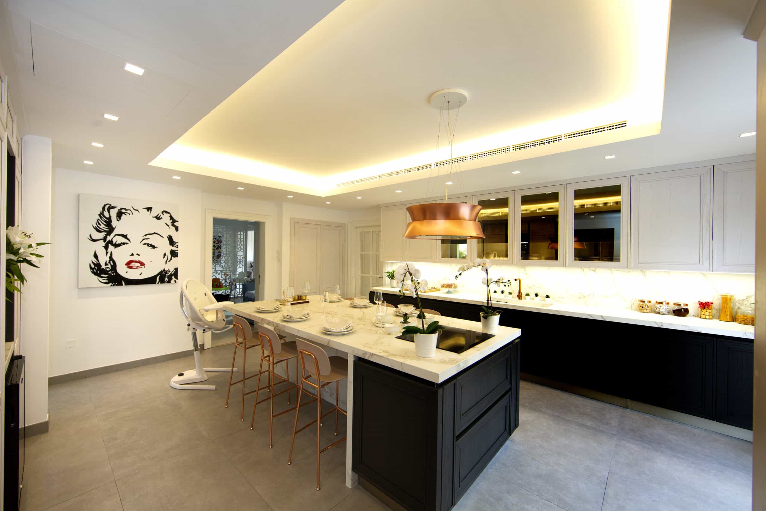 This Celebrity Kitchen By Tabbaa Kitchens Is On Our Wish List Interior Design Saudi
