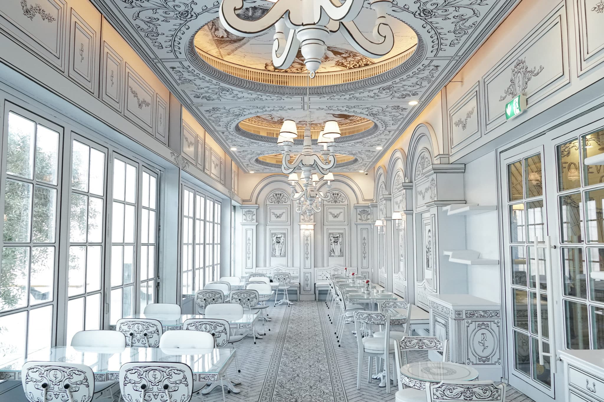 With 3D theme and fairytale crush, Forever Rose Cafe opens at Boxpark