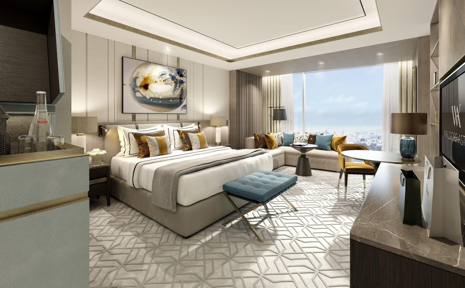 Stunning Waldorf Astoria Kuwait to make an autumn debut - Design Middle ...