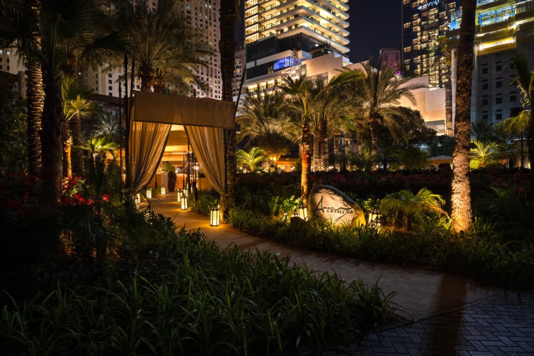 DZ Design unveils new looks for the outdoor night restaurant Amaseena at The Ritz-Carlton, JBR
