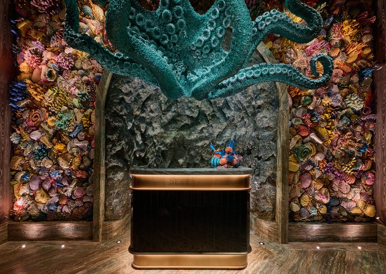 Damien Hirst octopus sculpture