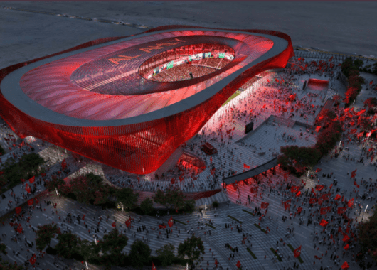 The 42,000-seat stadium is designed to be a true home for the Al-Ahly team