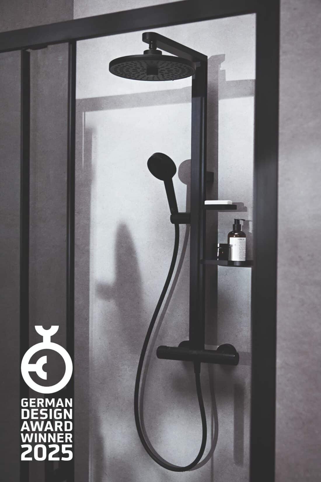 Alu+ German Design Award for its thermostatic shower system in the category of Excellent Product Design – Bath and Wellness