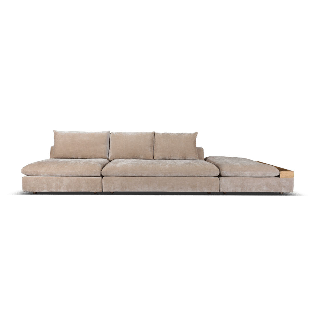 Kyoto 4-Seater Sofa with Puff & Tray