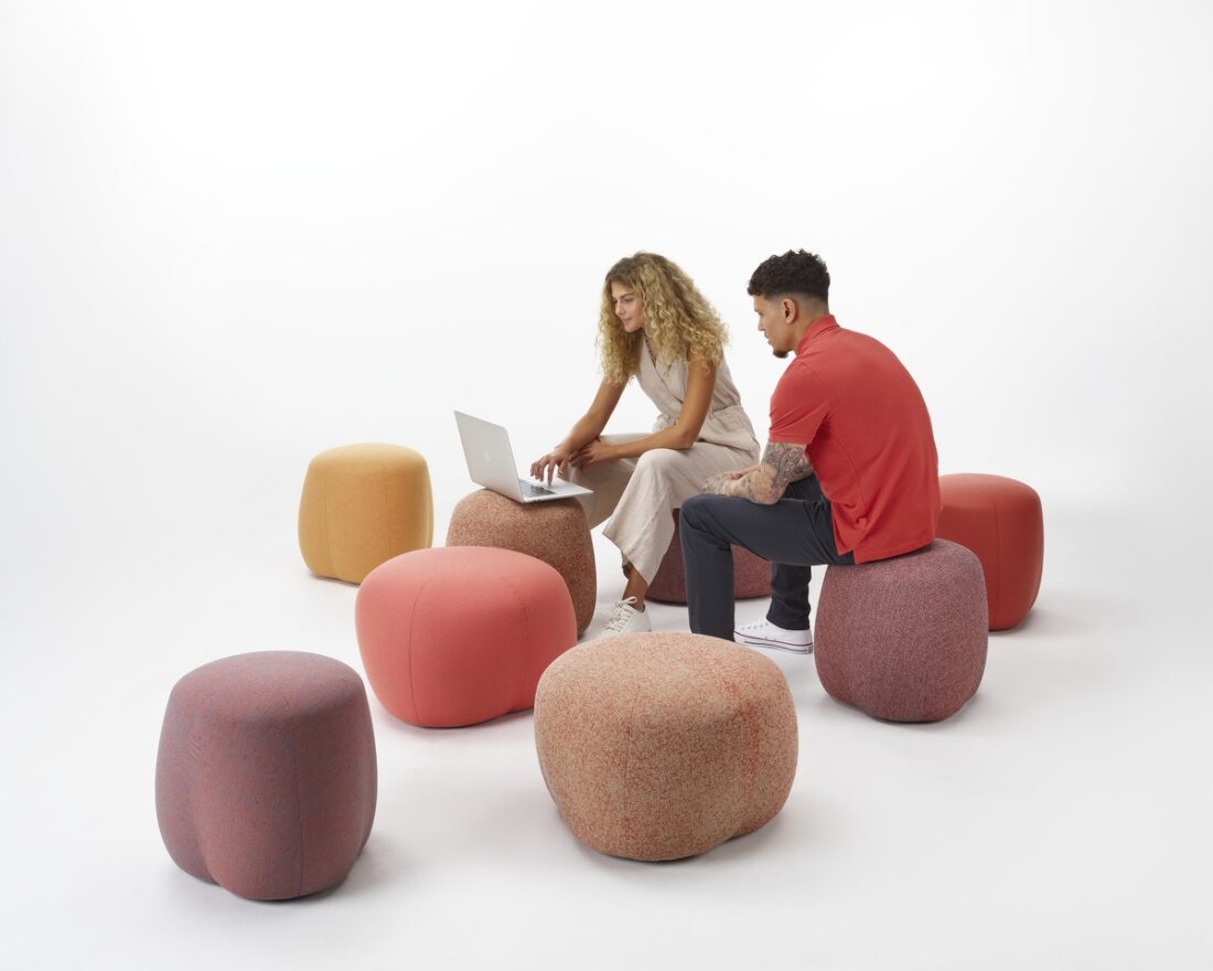 MillerKnoll: Transforming office spaces - Truffle Pouf by NaughtOne