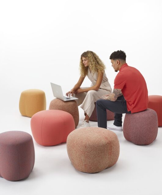 MillerKnoll: Transforming office spaces - Truffle Pouf by NaughtOne