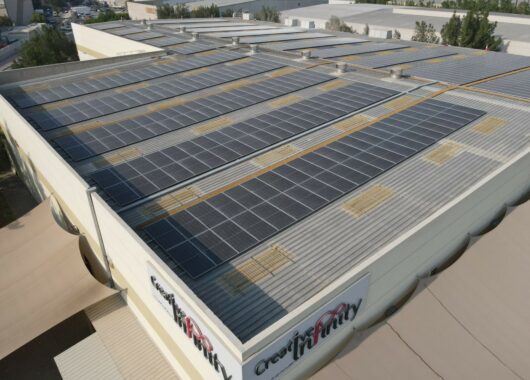 Design Infinity has implemented a cutting-edge solar PV system