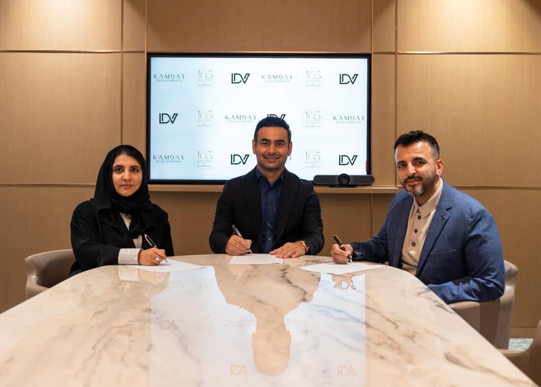 Kamdar Developments and Luxedesign: L-R Mahomed Kamdar, Tazmeen Kamdar, Santosh Shrestha