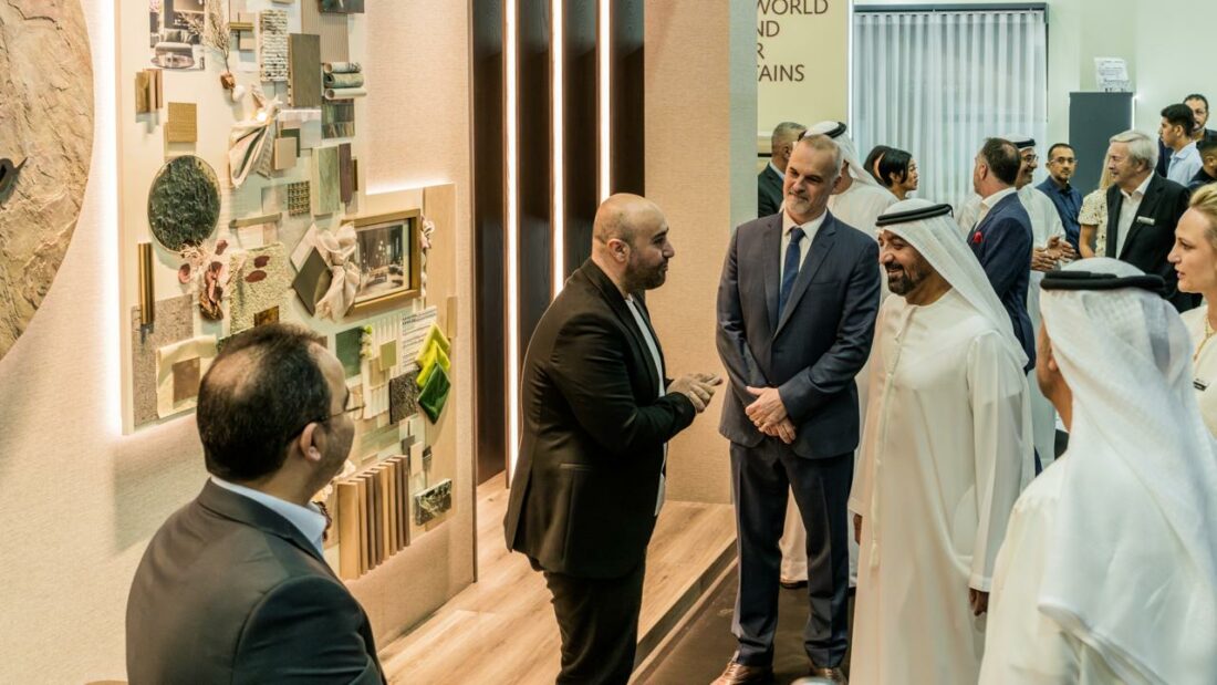 AlHuzaifa Furniture: The showcase features three distinct experiential zones