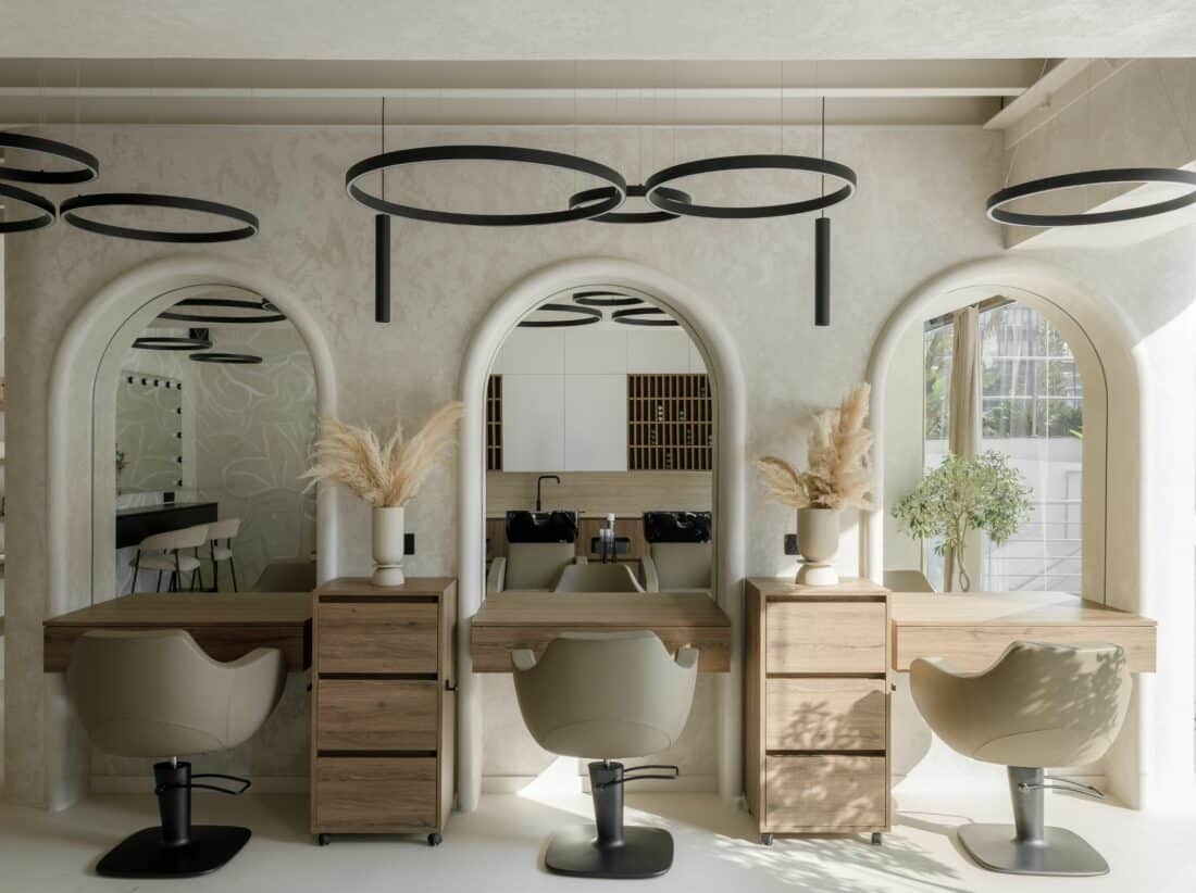 SOK Beauty Studio: Every corner of the salon embodies sophistication and functionality