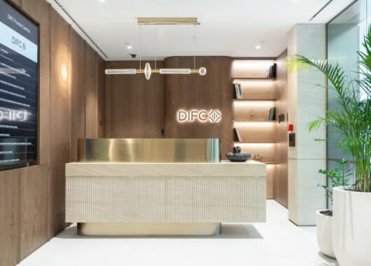 Bluehaus: the project blends formality with hospitality and approachability