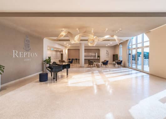 The Centre now sits at the cultural and creative heart of Repton Dubai