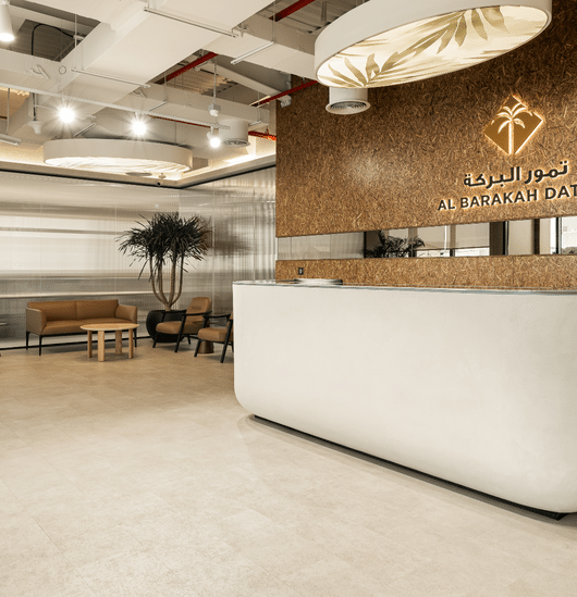 Swiss Bureau reimagined the spirit of the date palm into a modern workspace for Al Barakah