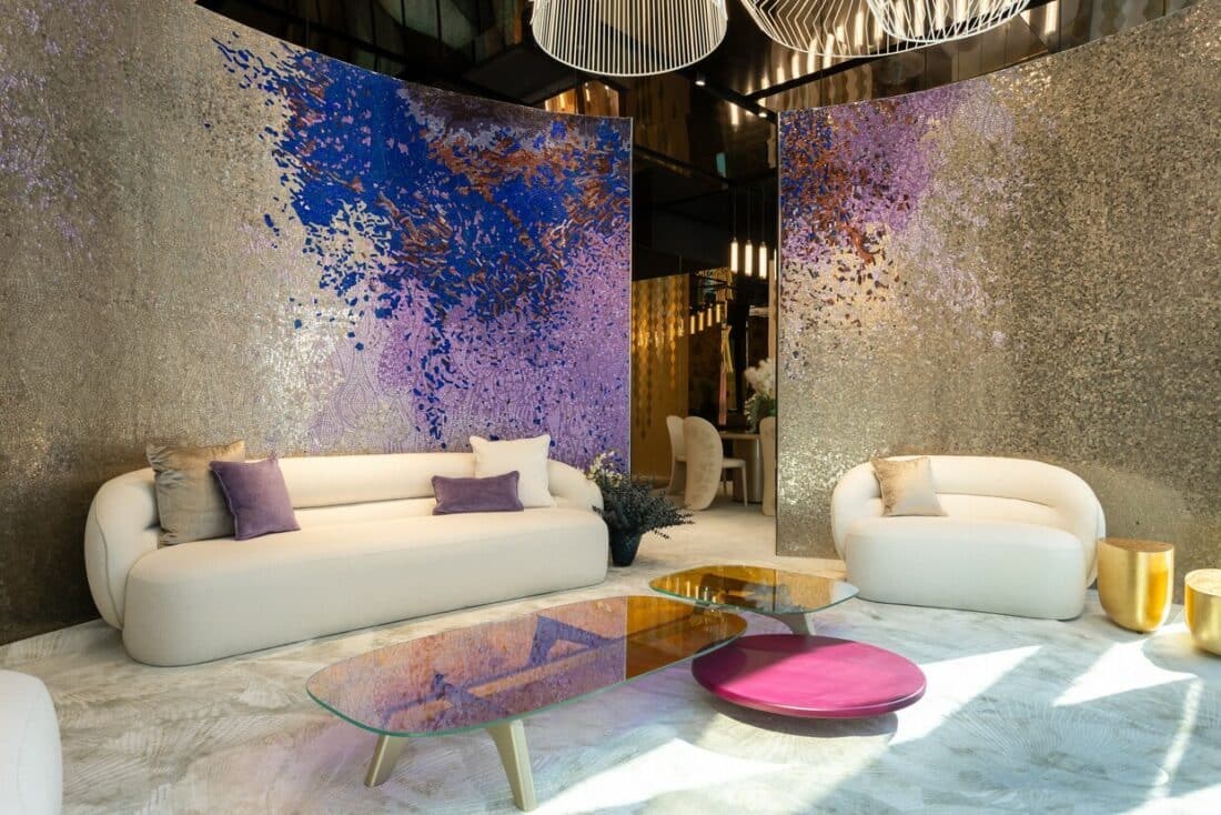The new showroom embodies the brand’s vision of merging art, innovation, and beauty into a multisensory experience