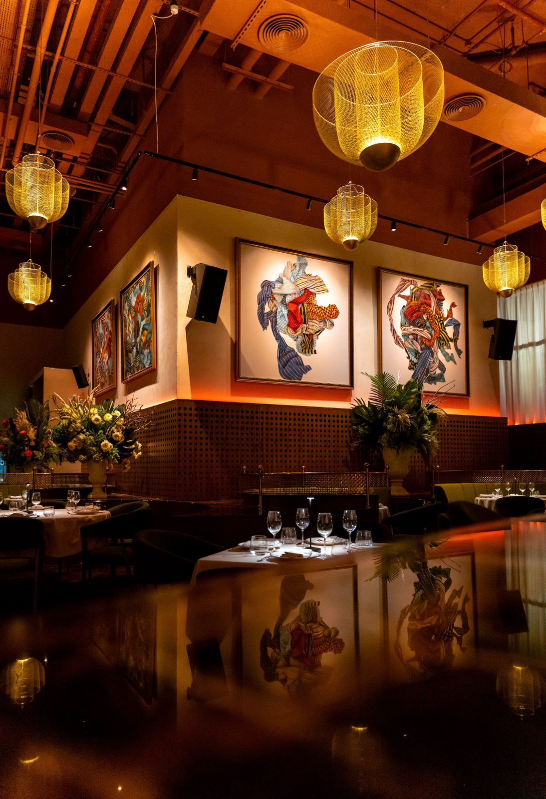 Bassili and his team worked to integrate Cuseo’s pieces as permanent installations