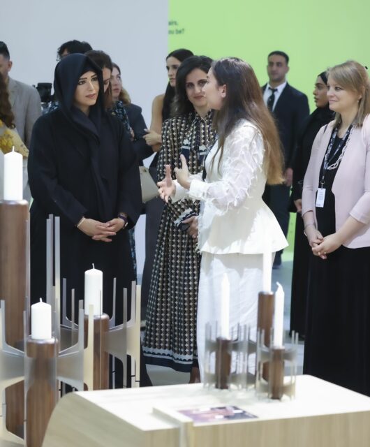 H.H. Sheikha Latifa celebrated Downtown Design as a platform where talent meets opportunity, encouraging designers to bring their ideas to life and contribute to Dubai’s flourishing creative economy