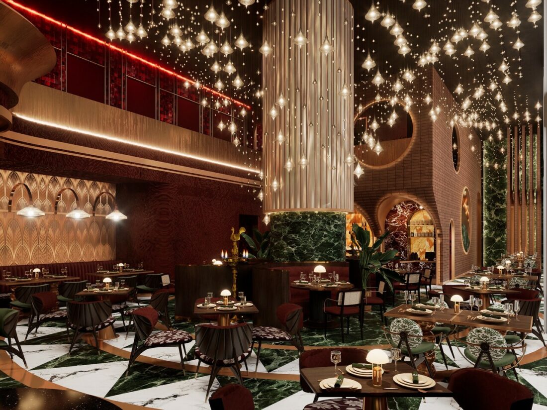 Jeeva Restaurant — luxurious dining with grand elegance. A space where every meal feels extraordinary