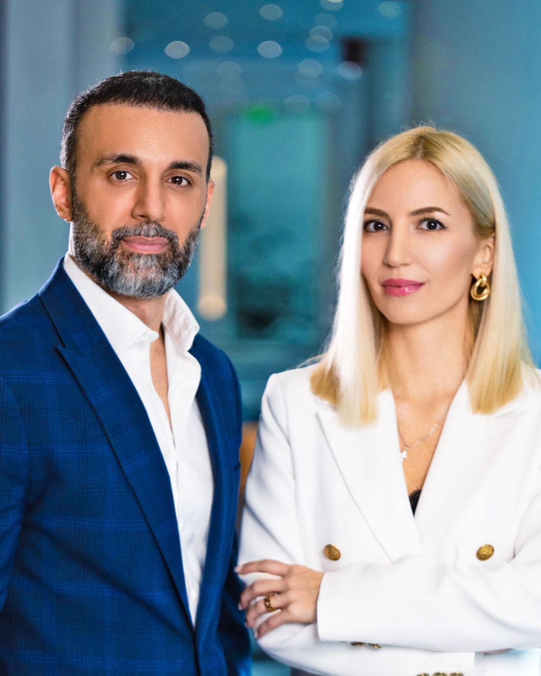 Baharash Bagherian, Founder of URB and Gabriela Dostanic as Head of International Business Development, based in Belgrade