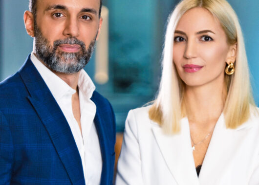 Baharash Bagherian, Founder of URB and Gabriela Dostanic as Head of International Business Development, based in Belgrade