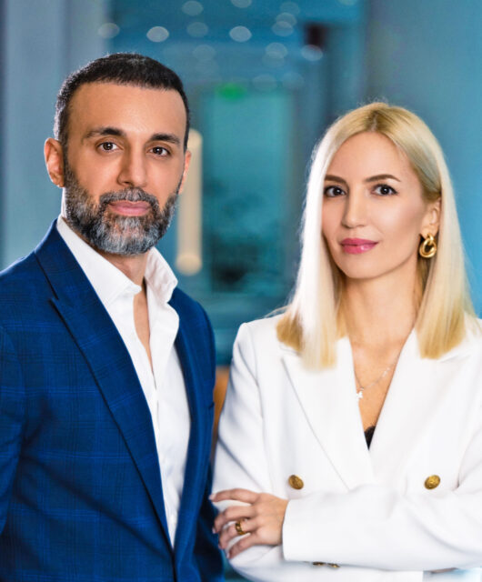 Baharash Bagherian, Founder of URB and Gabriela Dostanic as Head of International Business Development, based in Belgrade