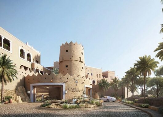The Capella Diriyah aims for LEED Gold and Mostadam Gold certification